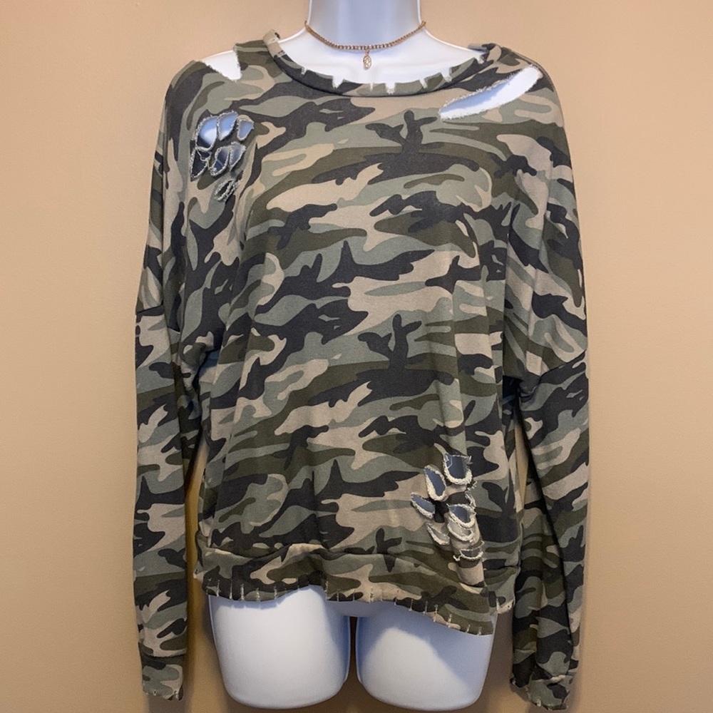 Distressed Sweatshirt